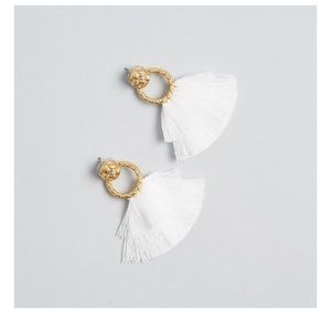 For Love and Lemon Loop Fringe Earrings